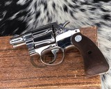 1960 Rare Factory Nickel Colt Detective Special, boxed, .38 Special - 20 of 22