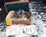 1960 Rare Factory Nickel Colt Detective Special, boxed, .38 Special - 15 of 22