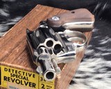1960 Rare Factory Nickel Colt Detective Special, boxed, .38 Special - 7 of 22