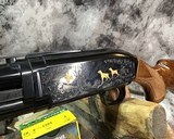 Browning Model 12 Shotgun, Grade G-5 ,.28 Gauge, Engraved W/Gold Inlay, NIB - 8 of 21