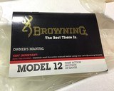 Browning Model 12 Shotgun, Grade G-5 ,.28 Gauge, Engraved W/Gold Inlay, NIB - 6 of 21