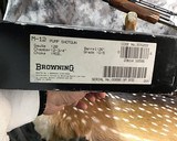 Browning Model 12 Shotgun, Grade G-5 ,.28 Gauge, Engraved W/Gold Inlay, NIB - 3 of 21