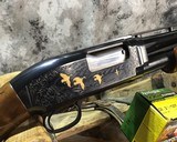 Browning Model 12 Shotgun, Grade G-5 ,.28 Gauge, Engraved W/Gold Inlay, NIB - 10 of 21