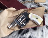 Kolb Baby Model 1924 Hammerless Revolver with Original Box, Nickel & Pearl - 5 of 15