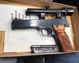 1981 Smith & Wesson model 41, .22 LR Target Pistol, Scoped W/ Box, 2 mags, Trades Welcome! - 17 of 24