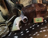 1902 COLT SAA .22LR, 5.5 inch, Nickel, Pearls, Christy’s Conversion, Trades Welcome! - 23 of 25