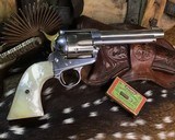 1902 COLT SAA .22LR, 5.5 inch, Nickel, Pearls, Christy’s Conversion, Trades Welcome! - 18 of 25