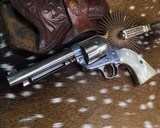 1902 COLT SAA .22LR, 5.5 inch, Nickel, Pearls, Christy’s Conversion, Trades Welcome! - 2 of 25