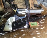1902 COLT SAA .22LR, 5.5 inch, Nickel, Pearls, Christy’s Conversion, Trades Welcome! - 12 of 25
