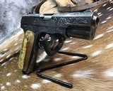 1921 Colt 1903 Hammerless , Engraved, Rams Horn Grips,.32 ACP, Boxed - 15 of 19