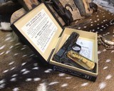 1921 Colt 1903 Hammerless , Engraved, Rams Horn Grips,.32 ACP, Boxed - 6 of 19