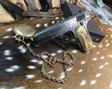 1921 Colt 1903 Hammerless , Engraved, Rams Horn Grips,.32 ACP, Boxed - 4 of 19