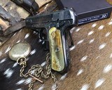 1921 Colt 1903 Hammerless , Engraved, Rams Horn Grips,.32 ACP, Boxed - 19 of 19
