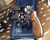 Smith & Wesson Stainless Combat Magnum, 66-1, 2.5 inch W /Box, Pinned & Recessed, Los Angeles Port Police Marked - 10 of 16