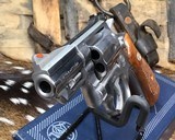 Smith & Wesson Stainless Combat Magnum, 66-1, 2.5 inch W /Box, Pinned & Recessed, Los Angeles Port Police Marked - 6 of 16