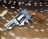 Smith & Wesson Stainless Combat Magnum, 66-1, 2.5 inch W /Box, Pinned & Recessed, Los Angeles Port Police Marked - 9 of 16