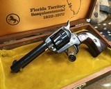 1972 Colt Scout Florida Territory Sesquicentennial 1822-1972, .22LR, Cased, Unfired - 2 of 16