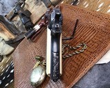 1918 Mfg. Colt 1911, Hand Engraved, Ivory Grips, .45 acp. Presentation Case - 17 of 25