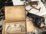 1908 Vest Pocket, Mfg. 1917, As New In Box, .25acp. - 5 of 19
