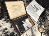 1903 Colt Pocket Hammerless, Mfg. 1922, As New In Box, .32 acp - 19 of 24