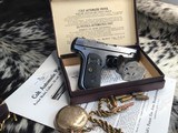 1903 Colt Pocket Hammerless, Mfg. 1922, As New In Box, .32 acp - 15 of 24
