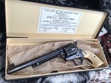 1901 Colt SAA, .45 Colt, 7.5 inch, Ivory, Boxed - 1 of 25