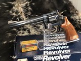 Smith & Wesson model 17-6, K Frame, 6 inch, Target Hammer, Target Trigger, Target Grips, .22LR, Boxed - 1 of 18