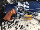 Smith & Wesson model 17-6, K Frame, 6 inch, Target Hammer, Target Trigger, Target Grips, .22LR, Boxed - 2 of 18