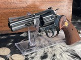 1962 Colt Python, 4 inch First Year Production, Unfired Since Factory, Colt Letter, Royal Blue, Boxed. Excellent - 13 of 25