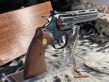 1962 Colt Python, 4 inch First Year Production, Unfired Since Factory, Colt Letter, Royal Blue, Boxed. Excellent - 7 of 25