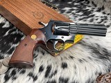 1962 Colt Python, 4 inch First Year Production, Unfired Since Factory, Colt Letter, Royal Blue, Boxed. Excellent - 8 of 25