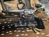 1883 Colt SAA, Black Powder Frame, First Generation, Nickel, .45 Colt - 24 of 25