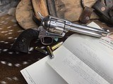 1883 Colt SAA, Black Powder Frame, First Generation, Nickel, .45 Colt - 14 of 25