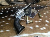 1883 Colt SAA, Black Powder Frame, First Generation, Nickel, .45 Colt - 8 of 25