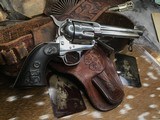 1883 Colt SAA, Black Powder Frame, First Generation, Nickel, .45 Colt - 18 of 25
