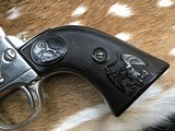 1883 Colt SAA, Black Powder Frame, First Generation, Nickel, .45 Colt - 10 of 25