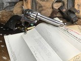 1883 Colt SAA, Black Powder Frame, First Generation, Nickel, .45 Colt - 15 of 25