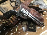 1883 Colt SAA, Black Powder Frame, First Generation, Nickel, .45 Colt - 6 of 25