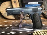 Colt 1903 Pocket Hammer, .38 Auto Rimless, Boxed, Mfg. 1914 - 2 of 25