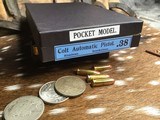 Colt 1903 Pocket Hammer, .38 Auto Rimless, Boxed, Mfg. 1914 - 4 of 25