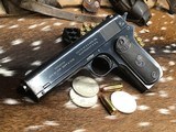 Colt 1903 Pocket Hammer, .38 Auto Rimless, Boxed, Mfg. 1914 - 12 of 25