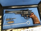 1956 Smith & Wesson Pre-29 Revolver, W/Box, 4 Screw, 98%, .44 Magnum - 1 of 25