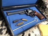 1956 Smith & Wesson Pre-29 Revolver, W/Box, 4 Screw, 98%, .44 Magnum - 20 of 25