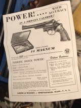 1956 Smith & Wesson Pre-29 Revolver, W/Box, 4 Screw, 98%, .44 Magnum - 25 of 25