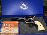 2005 Mfg. Colt SAA, 4 3/4 inch, Ivory, Boxed W/letter - 3 of 12