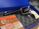 2005 Mfg. Colt SAA, 4 3/4 inch, Ivory, Boxed W/letter - 8 of 12