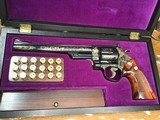Factory “A” engraved Smith & Wesson 29-2, 8 3/8 inch, Cased, Jinks Letter - 22 of 25