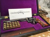 Factory “A” engraved Smith & Wesson 29-2, 8 3/8 inch, Cased, Jinks Letter - 23 of 25