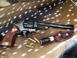 Factory “A” engraved Smith & Wesson 29-2, 8 3/8 inch, Cased, Jinks Letter - 2 of 25