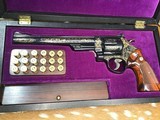 Factory “A” engraved Smith & Wesson 29-2, 8 3/8 inch, Cased, Jinks Letter - 1 of 25